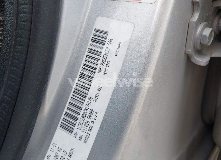 Photo 9 of 2012 Dodge Avenger SE (VIN 1C3CDZAB0CN170179)