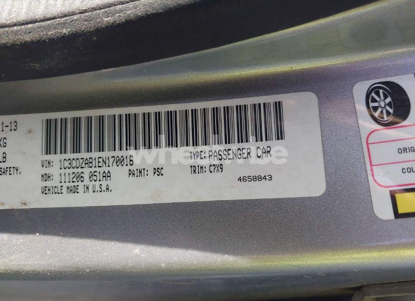 Photo 9 of 2014 Dodge Avenger SE (VIN 1C3CDZAB1EN170016)