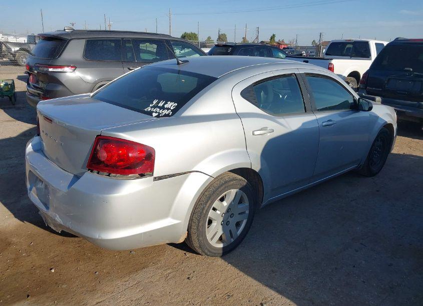 Photo 4 of 2012 Dodge Avenger SE (VIN 1C3CDZAB3CN274715)