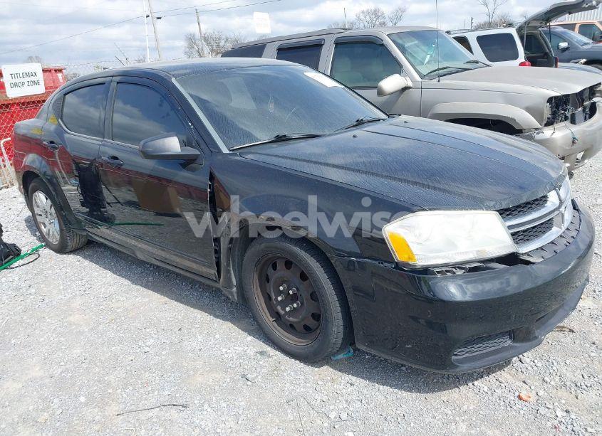 2012 Dodge Avenger SE (VIN 1C3CDZAB3CN324044) main photo