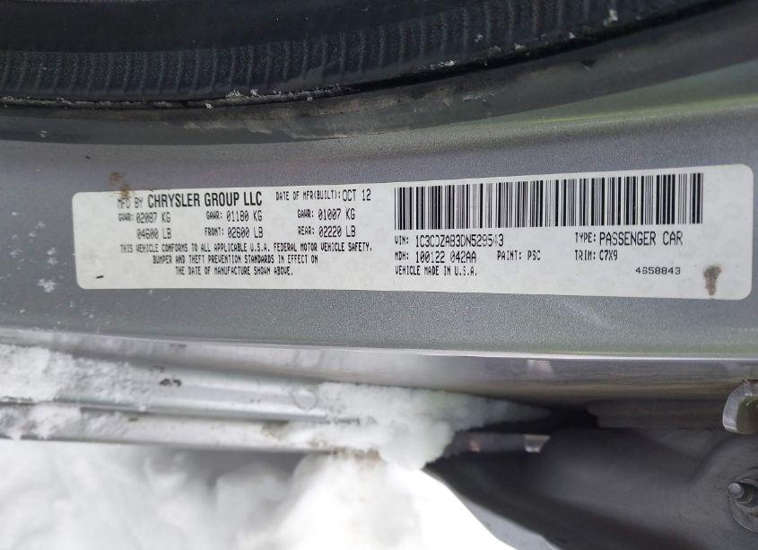 Photo 9 of 2013 Dodge Avenger SE (VIN 1C3CDZAB3DN529543)