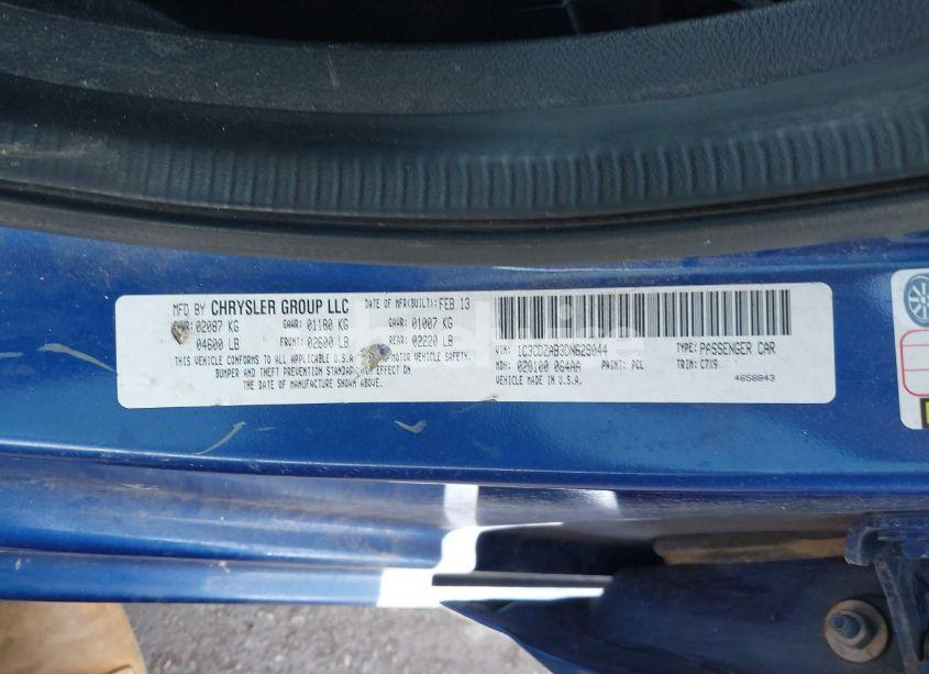 Photo 9 of 2013 Dodge Avenger SE (VIN 1C3CDZAB3DN629044)