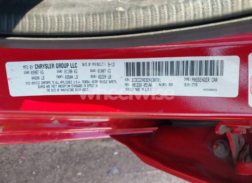 Photo 9 of 2014 Dodge Avenger SE (VIN 1C3CDZAB3EN130701)