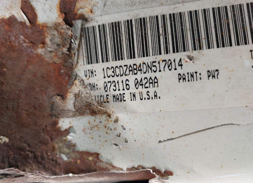 Photo 9 of 2013 Dodge Avenger SE (VIN 1C3CDZAB4DN517014)