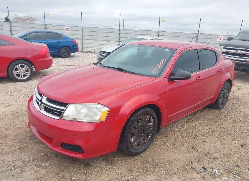 Photo 2 of 2012 Dodge Avenger SE (VIN 1C3CDZAB5CN193618)