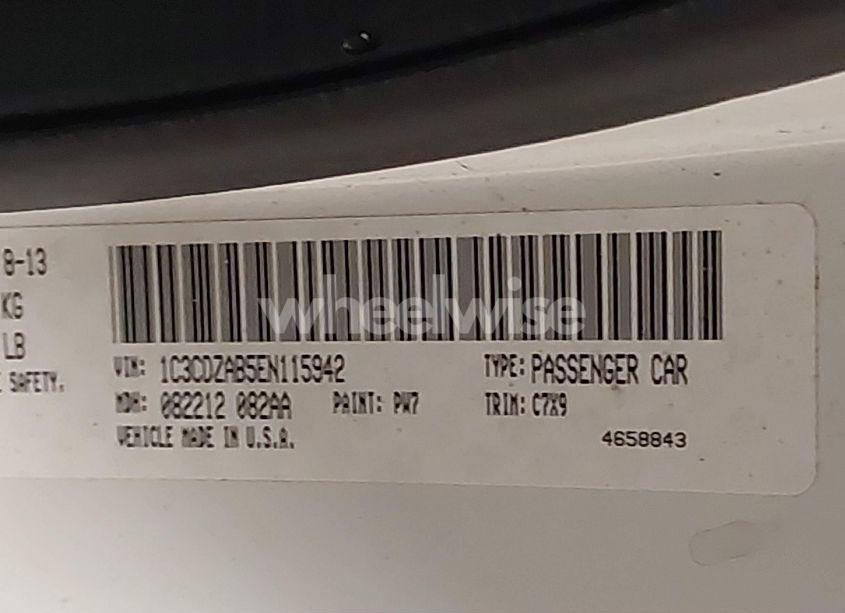 Photo 9 of 2014 Dodge Avenger SE (VIN 1C3CDZAB5EN115942)