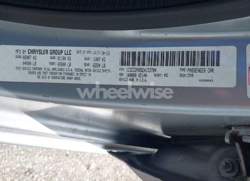 Photo 9 of 2014 Dodge Avenger SE (VIN 1C3CDZAB5EN153784)