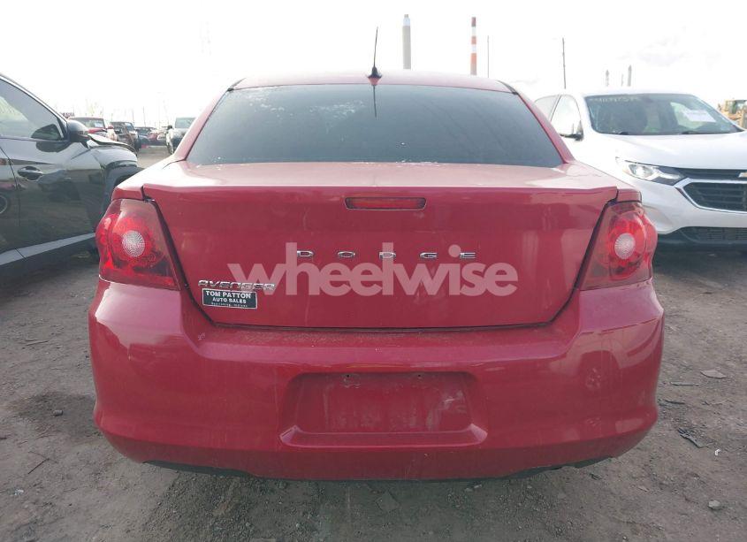 Photo 16 of 2012 Dodge Avenger SE (VIN 1C3CDZAB6CN211768)