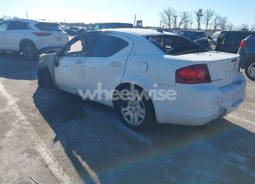 Photo 3 of 2012 Dodge Avenger SE (VIN 1C3CDZAB7CN110271)