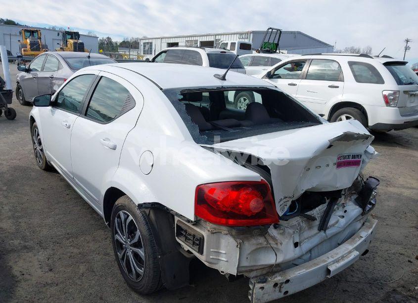 Photo 3 of 2012 Dodge Avenger SE (VIN 1C3CDZAB7CN231446)