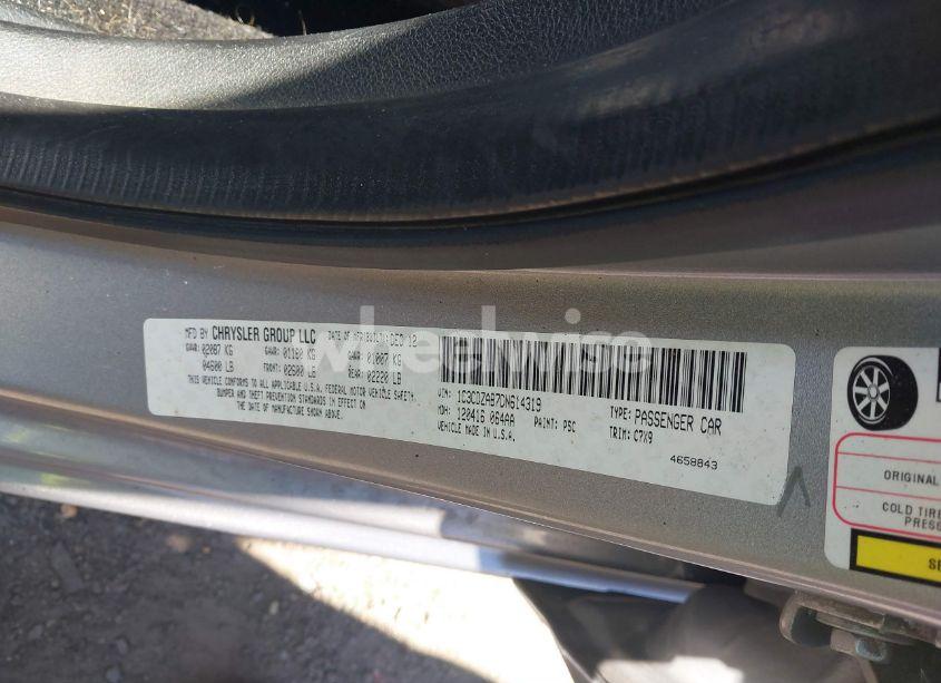 Photo 9 of 2013 Dodge Avenger SE (VIN 1C3CDZAB7DN614319)