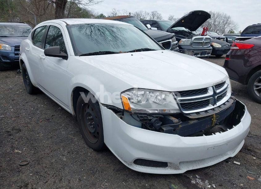2013 Dodge Avenger SE (VIN 1C3CDZAB7DN693295) main photo