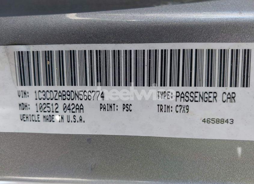 Photo 9 of 2013 Dodge Avenger SE (VIN 1C3CDZAB9DN566774)