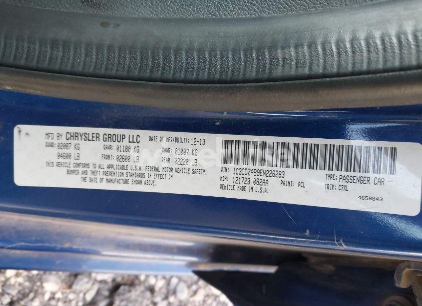 Photo 9 of 2014 Dodge Avenger SE (VIN 1C3CDZAB9EN226283)