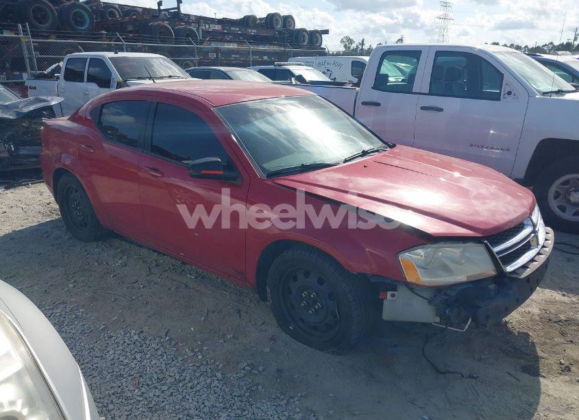 2012 Dodge Avenger SE (VIN 1C3CDZABXCN173493) main photo