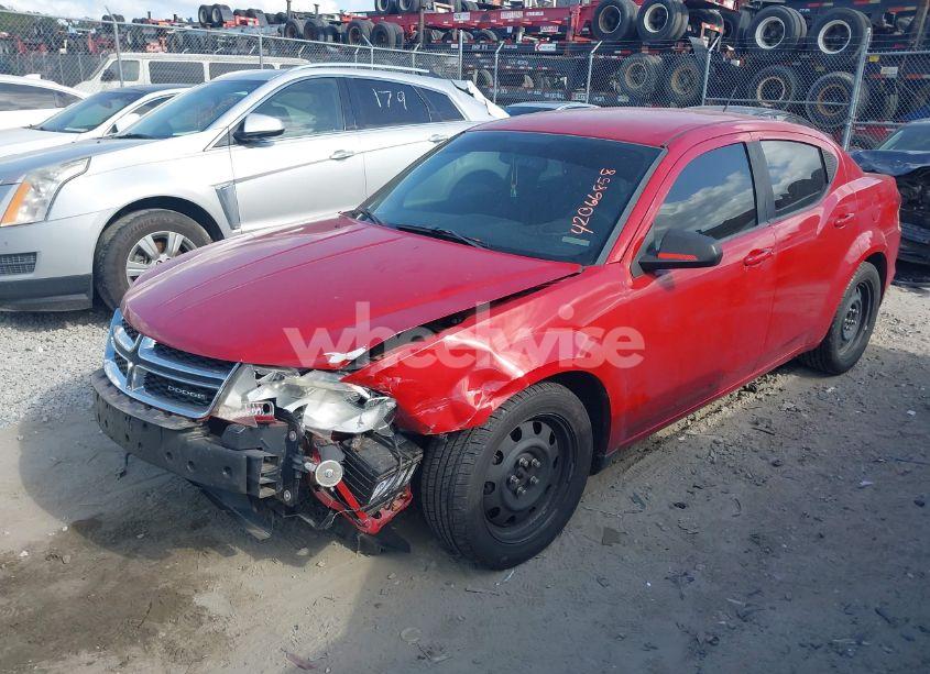 Photo 2 of 2012 Dodge Avenger SE (VIN 1C3CDZABXCN173493)