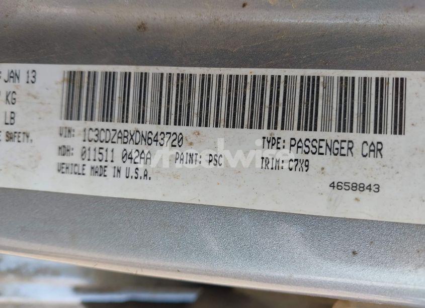 Photo 9 of 2013 Dodge Avenger SE (VIN 1C3CDZABXDN643720)