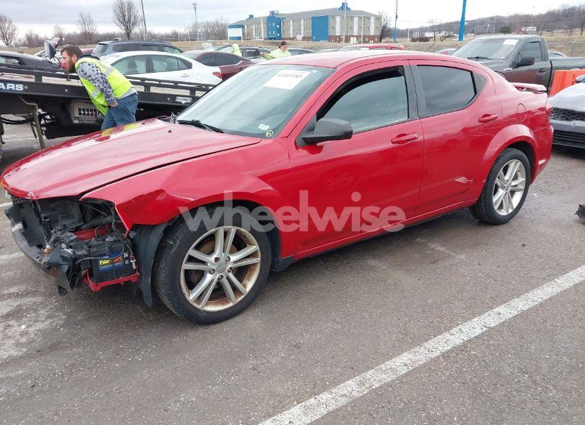 Photo 2 of 2013 Dodge Avenger SE V6 (VIN 1C3CDZAG9DN588415)