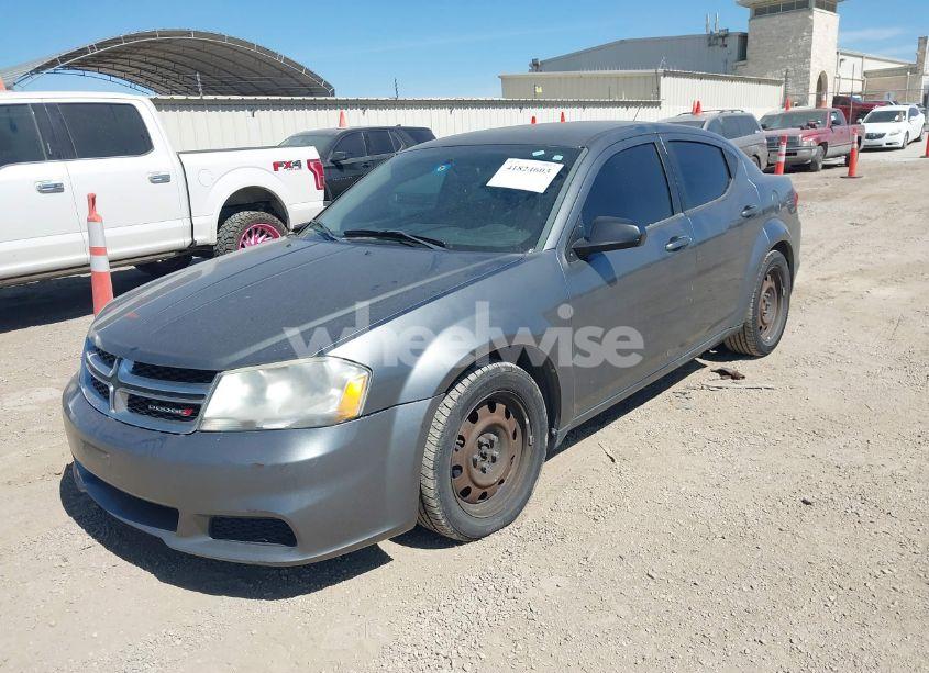 Photo 2 of 2013 Dodge Avenger SE V6 (VIN 1C3CDZAG9DN750737)