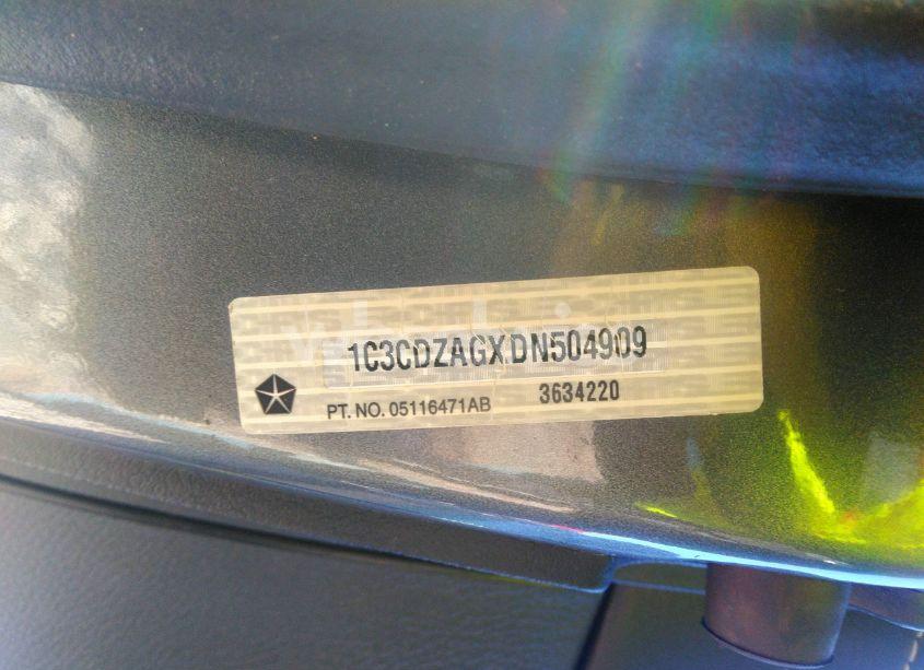 Photo 9 of 2013 Dodge Avenger SE V6 (VIN 1C3CDZAGXDN504909)