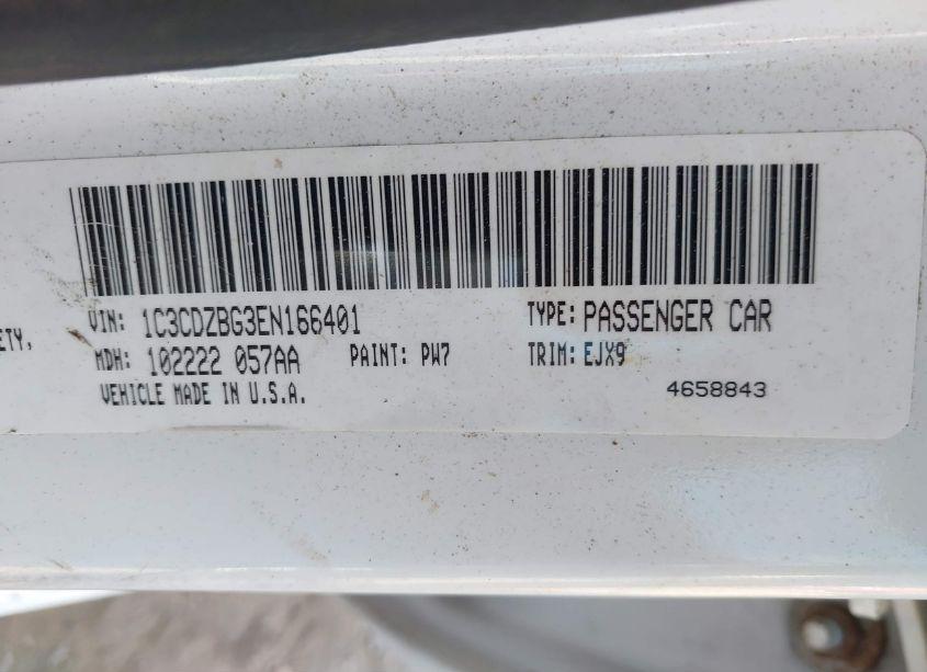 Photo 9 of 2014 Dodge Avenger R/T (VIN 1C3CDZBG3EN166401)