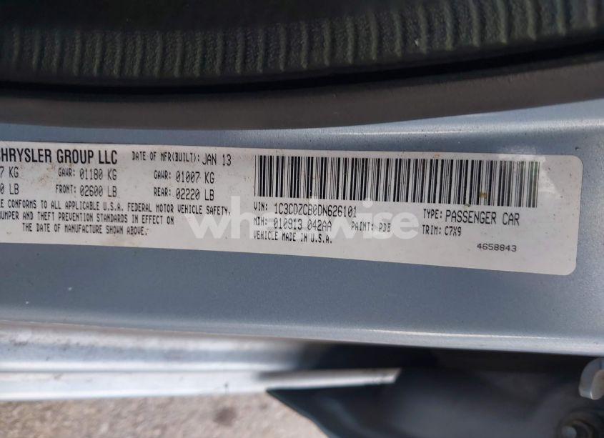 Photo 9 of 2013 Dodge Avenger SXT (VIN 1C3CDZCB0DN626101)