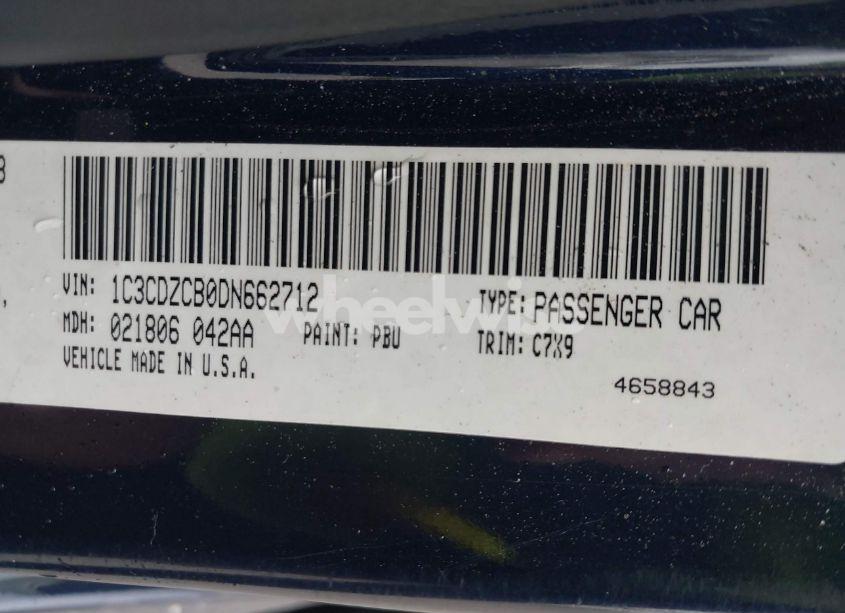 Photo 9 of 2013 Dodge Avenger SXT (VIN 1C3CDZCB0DN662712)