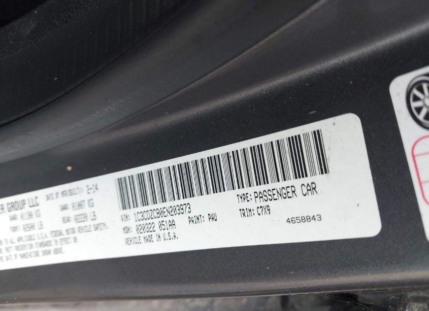 Photo 9 of 2014 Dodge Avenger SXT (VIN 1C3CDZCB0EN203973)