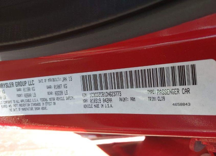 Photo 9 of 2013 Dodge Avenger SXT (VIN 1C3CDZCB1DN623773)