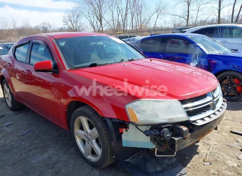 2012 Dodge Avenger SXT (VIN 1C3CDZCB2CN147693) main photo