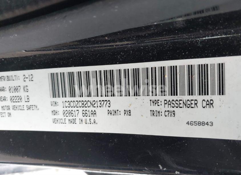 Photo 9 of 2012 Dodge Avenger SXT (VIN 1C3CDZCB2CN213773)