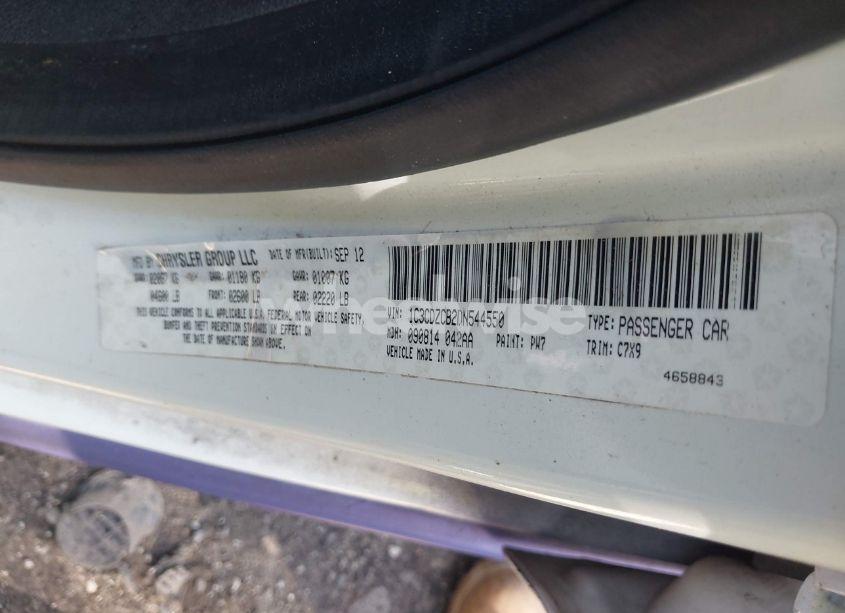 Photo 9 of 2013 Dodge Avenger SXT (VIN 1C3CDZCB2DN544550)