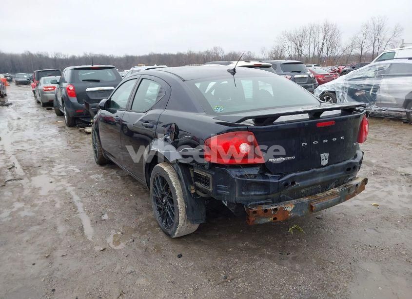 Photo 3 of 2012 Dodge Avenger SXT (VIN 1C3CDZCB4CN183322)