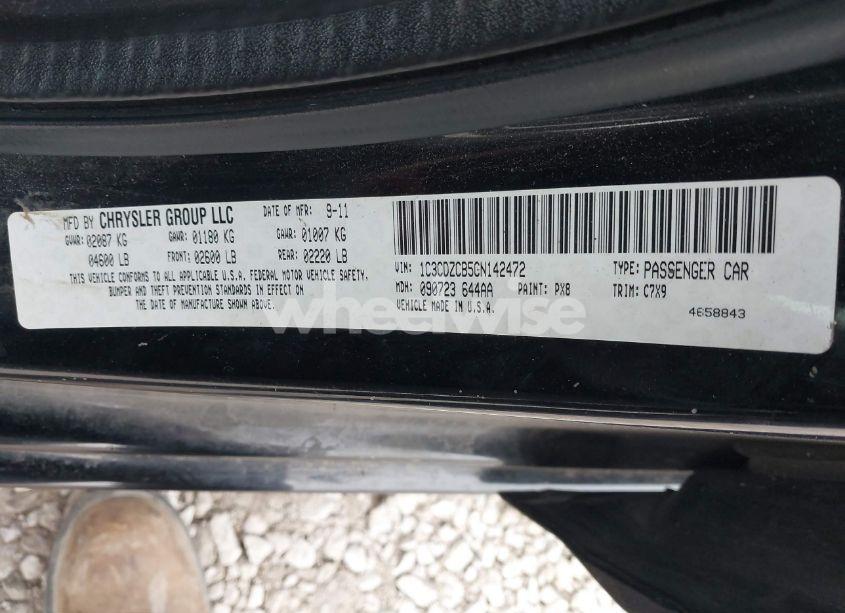 Photo 9 of 2012 Dodge Avenger SXT (VIN 1C3CDZCB5CN142472)