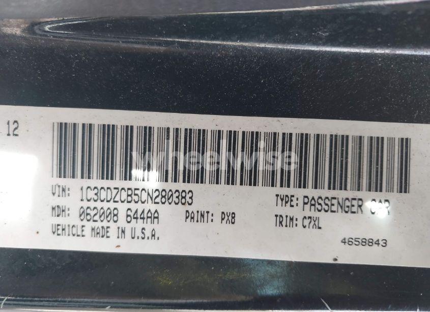 Photo 9 of 2012 Dodge Avenger SXT (VIN 1C3CDZCB5CN280383)