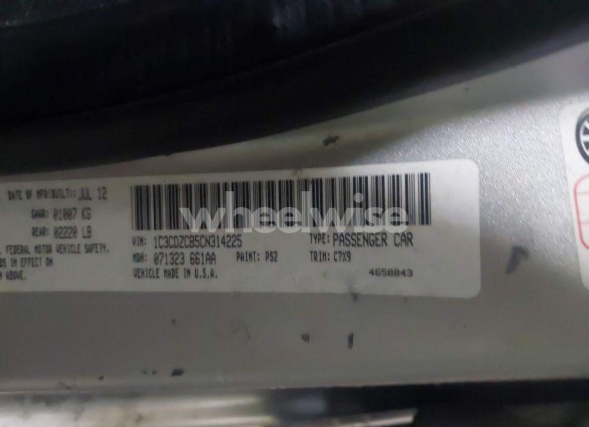 Photo 9 of 2012 Dodge Avenger SXT (VIN 1C3CDZCB5CN314225)