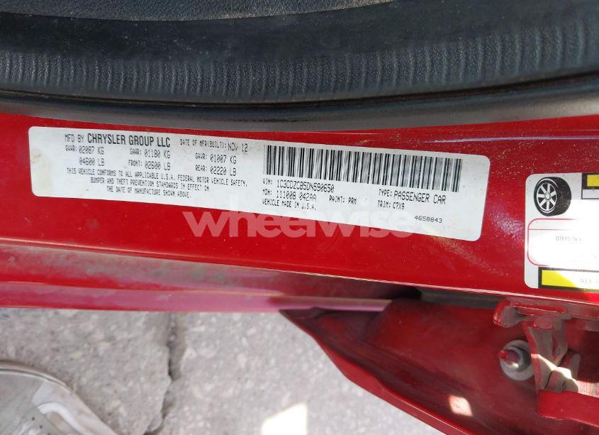 Photo 9 of 2013 Dodge Avenger SXT (VIN 1C3CDZCB5DN590650)