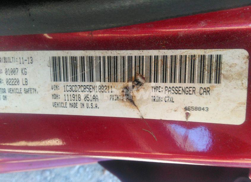 Photo 9 of 2014 Dodge Avenger SXT (VIN 1C3CDZCB5EN188211)