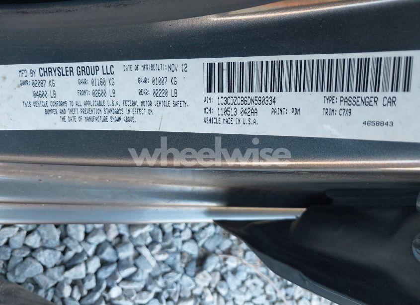 Photo 9 of 2013 Dodge Avenger SXT (VIN 1C3CDZCB6DN590334)