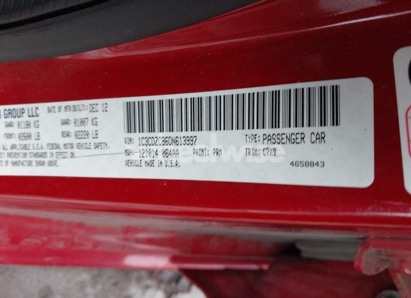 Photo 9 of 2013 Dodge Avenger SXT (VIN 1C3CDZCB6DN613997)