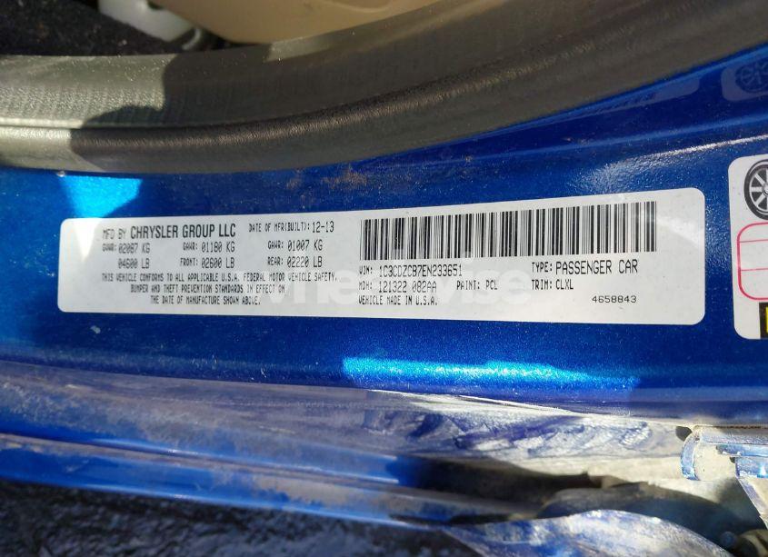 Photo 9 of 2014 Dodge Avenger SXT (VIN 1C3CDZCB7EN233651)