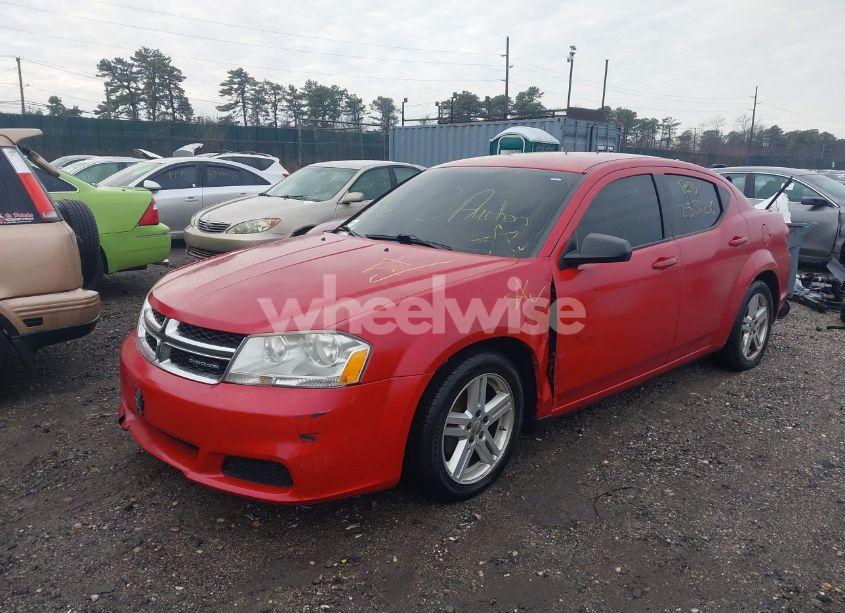 Photo 2 of 2012 Dodge Avenger SXT (VIN 1C3CDZCB8CN188331)
