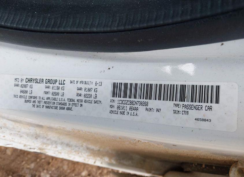 Photo 9 of 2013 Dodge Avenger SXT (VIN 1C3CDZCB8DN730268)