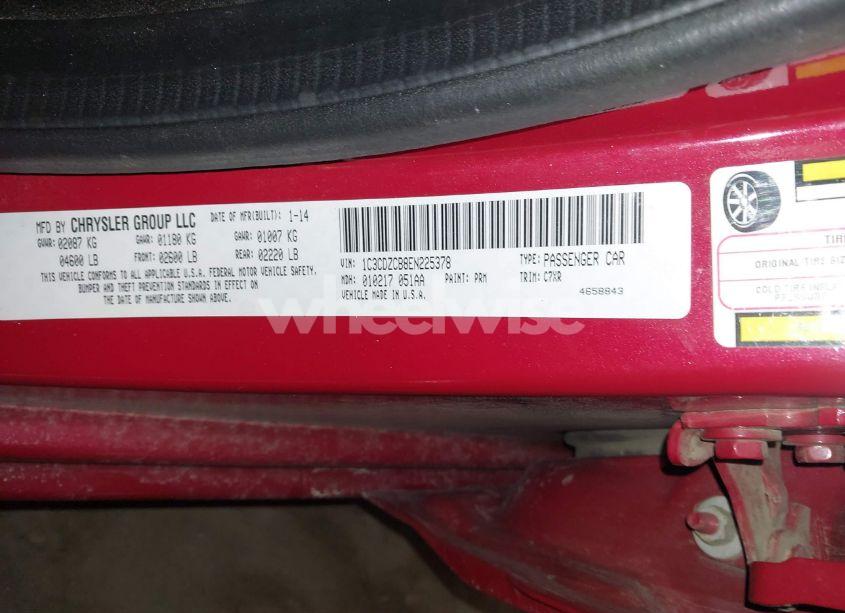 Photo 9 of 2014 Dodge Avenger SXT (VIN 1C3CDZCB8EN225378)