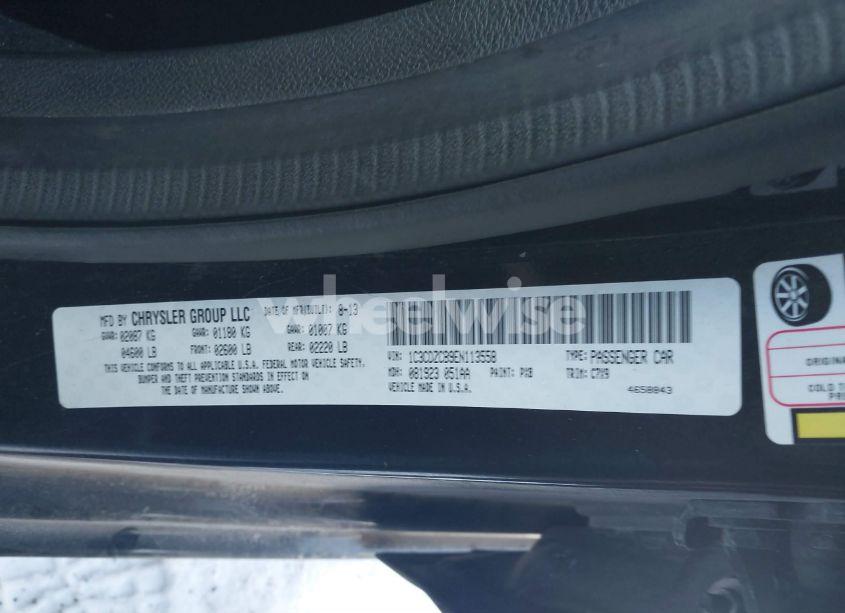 Photo 9 of 2014 Dodge Avenger SXT (VIN 1C3CDZCB9EN113558)