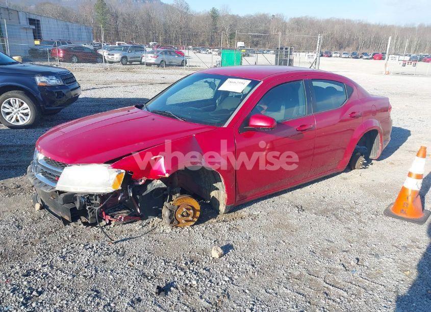 Photo 2 of 2014 Dodge Avenger SXT (VIN 1C3CDZCB9EN163599)