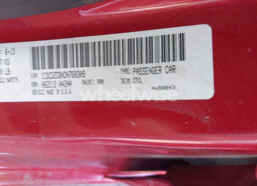 Photo 9 of 2013 Dodge Avenger SXT (VIN 1C3CDZCBXDN768309)