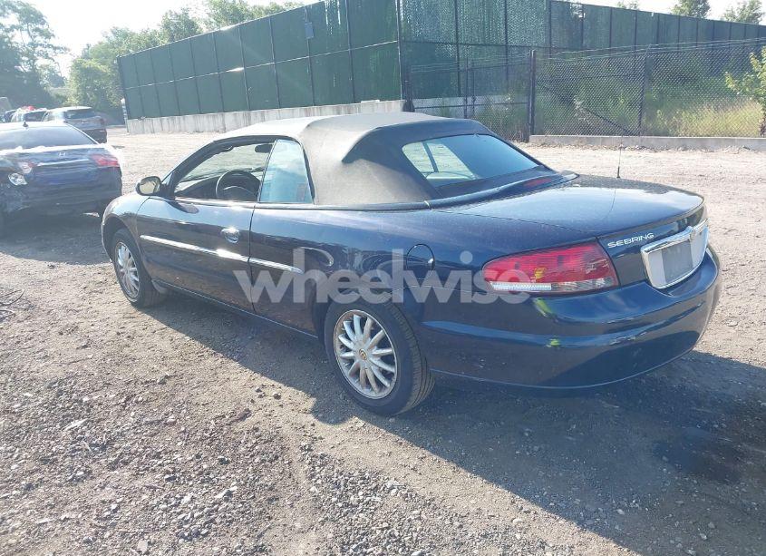 Photo 3 of 2002 Chrysler Sebring LXI (VIN 1C3EL55R12N329558)