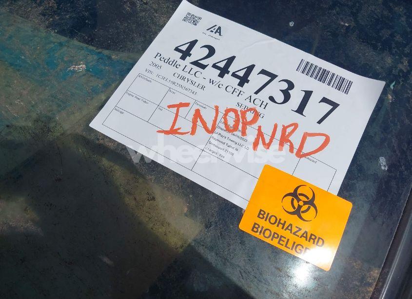 Photo 5 of 2005 Chrysler Sebring TOURING (VIN 1C3EL55R25N567343)