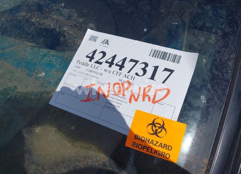 Photo 7 of 2005 Chrysler Sebring TOURING (VIN 1C3EL55R25N567343)